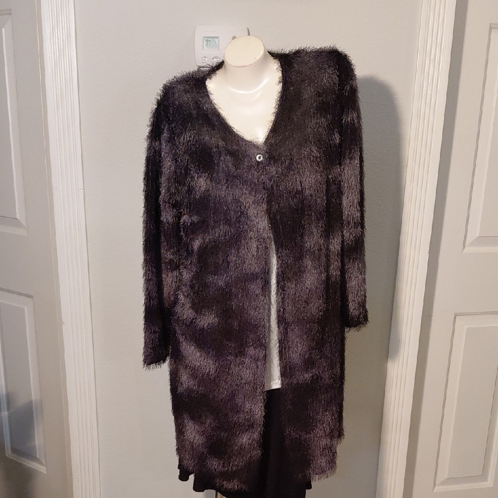 Carol ROSE Fuzzy Cardigan